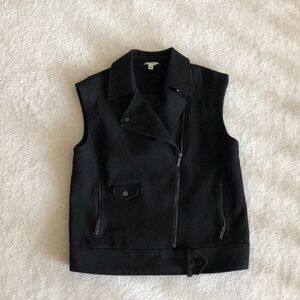 Wool blend Calvin Klein Moto style vest